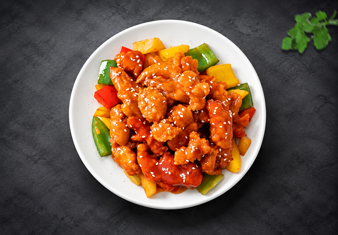 Sweet and Sour Chicken - Crispy, Tangy & Classic Culinary Delight